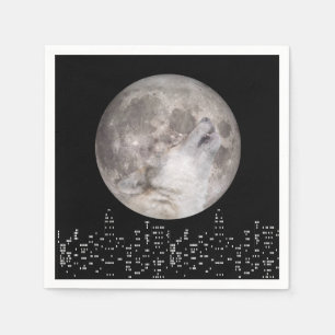 Serviette En Papier Super Lune du Loup