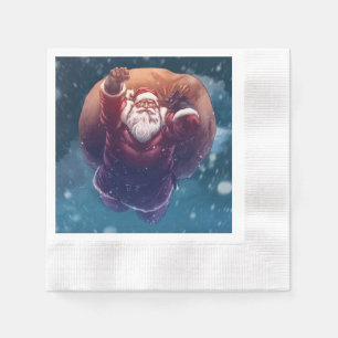 Serviette En Papier Super Père Noël