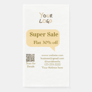 Serviette En Papier super vente affaires remise scannez le code QR dét