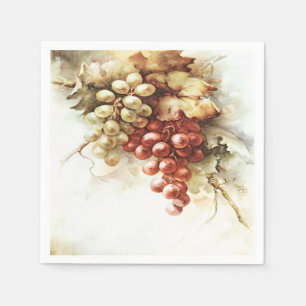 Serviette En Papier Superbe Vignoble Vintage Vignoble Automne