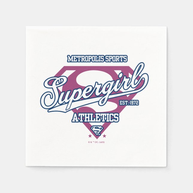 Serviette En Papier Supergirl Metropolis Sports Athletics Graphic (Devant)