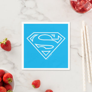 Serviette En Papier Supergirl Outline S-Shield