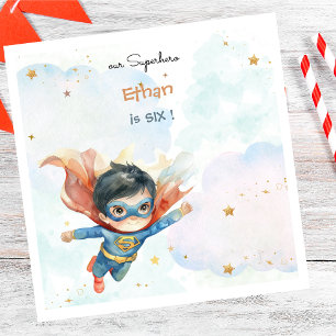 Serviette En Papier Superhero superboy anniversaire de enfant
