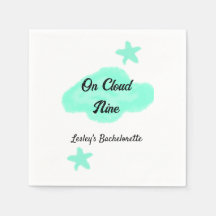 Sur Cloud neuf nuages pastel vert étoile bachelore