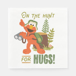 Serviette En Papier Sur La Chasse Aux Hugs