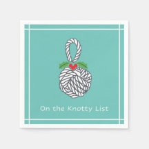 Sur la liste des nouilles Nautical Holiday Napkin 