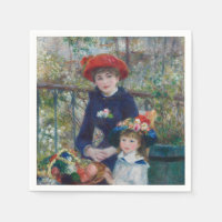 Sur la terrasse, portrait impressionniste, Renoir