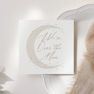 Serviette En Papier Sur le Baby shower neutre de la lune