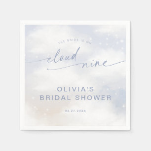 Serviette En Papier Sur un nuage 9 rêve nuageux Baby Shower