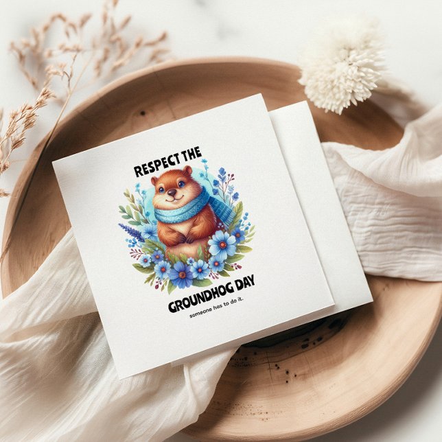 Serviette En Papier Surévalué ? Aquarelle célébrant la Journée de la m (Créateur téléchargé)