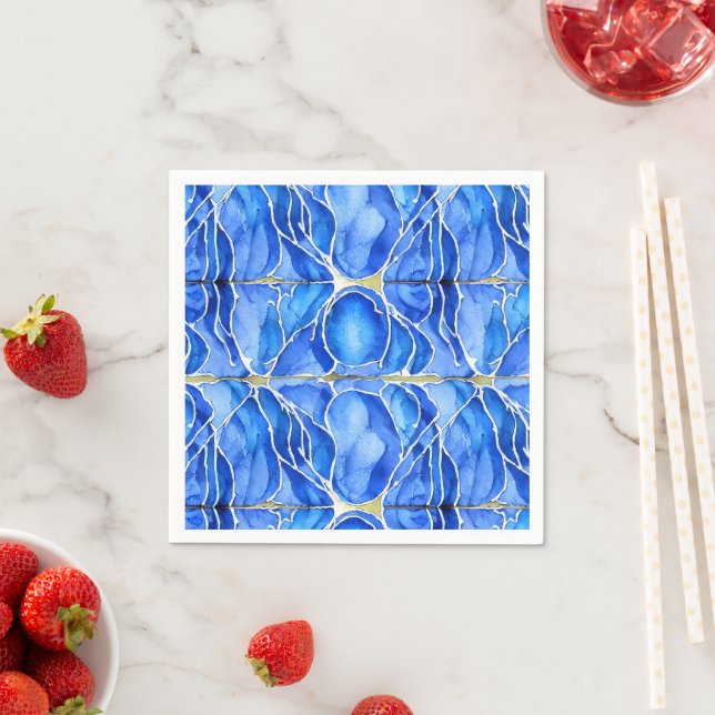 Serviette En Papier Surf et sable tropicaux - Beach Living (En situation)