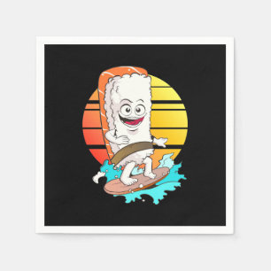Serviette En Papier Sushi surf