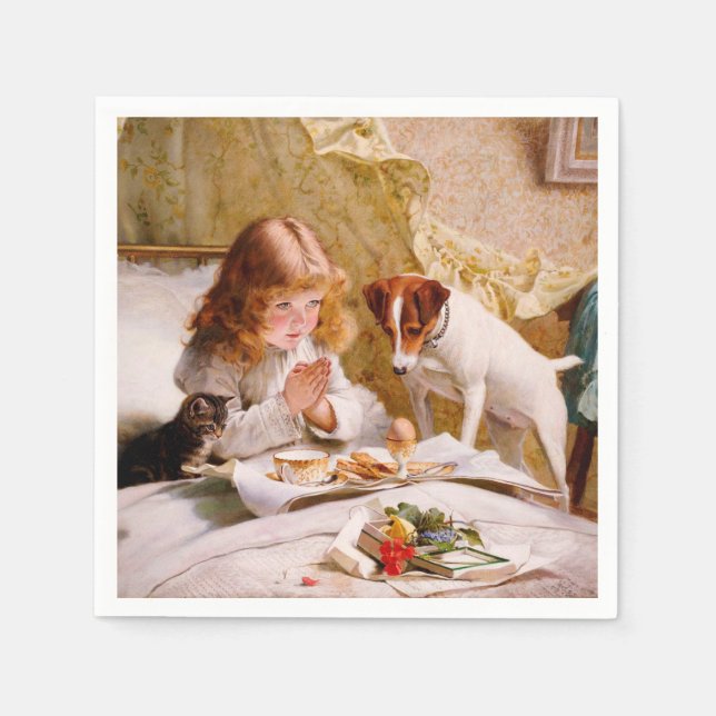 Serviette En Papier Suspense de Charles Burton Barber (Devant)