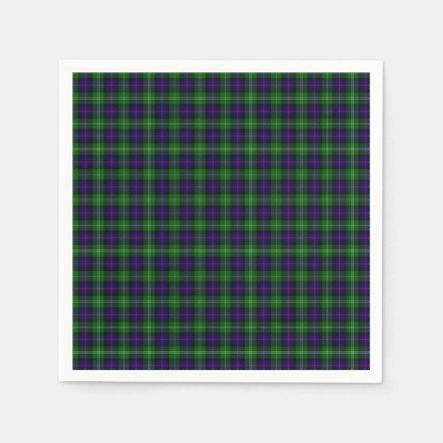 Serviette En Papier Sutherland Tartan (Devant)
