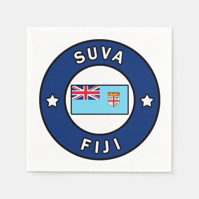 Serviette En Papier Suva Fidji (Devant)
