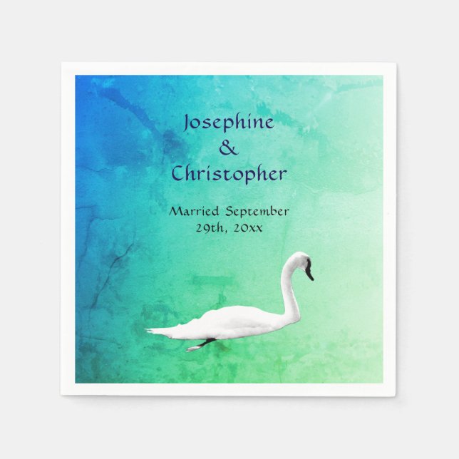 Serviette En Papier Swan (Devant)