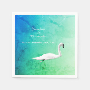 Serviette En Papier Swan