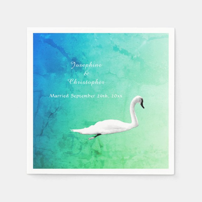 Serviette En Papier Swan (Devant)