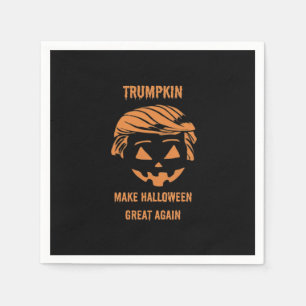 Serviette En Papier Sweatshirt, Trumpkin, Halloween Merch Classic