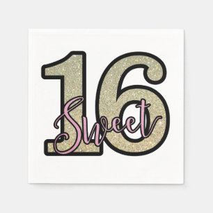 Serviette En Papier Sweet 16