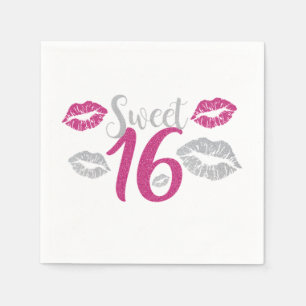 Serviette En Papier Sweet 16
