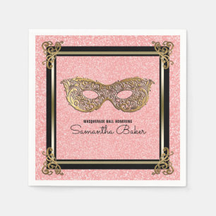 Serviette En Papier Sweet 16 Masquerade fête d'anniversaire Sweet si