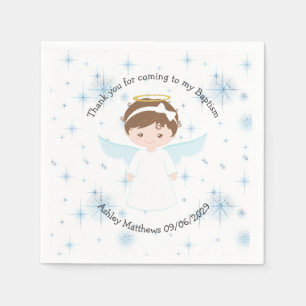Serviette En Papier Sweet Angel Baptism Premier Parti Communion