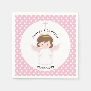 Serviette En Papier Sweet Angel Baptism Premier Parti Communion