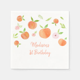 Serviette En Papier Sweet As A Peach Anniversaire