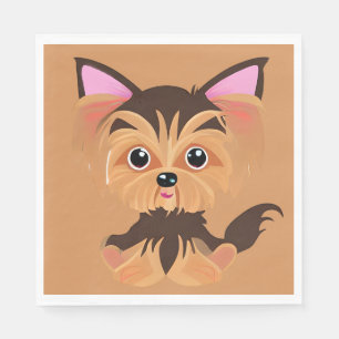 Serviette En Papier Sweet Baby Yorkie