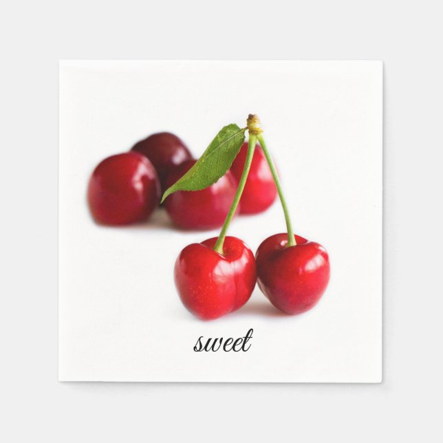 Serviette En Papier Sweet cherry (Devant)