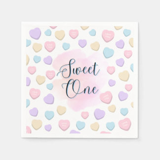 Serviette En Papier Sweet One First Birthday Napkins