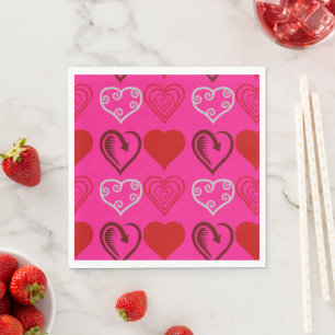 Serviette En Papier Sweet sixteen Coeurs & Love Napkins