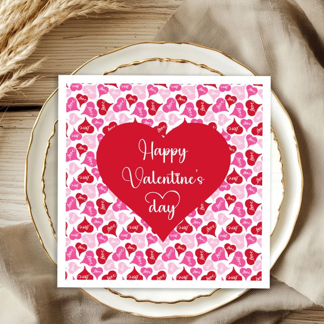 Serviette En Papier Sweetheart Hearts Napkins Valentine Table Decor (Sweetheart Hearts Napkins Valentine Table Decor)