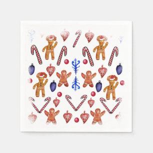 Serviette En Papier Sweets de Noël