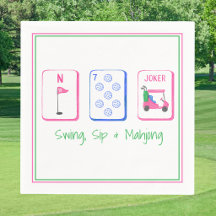Swing, Sip, Mahjong / Golf Mahjong Party 