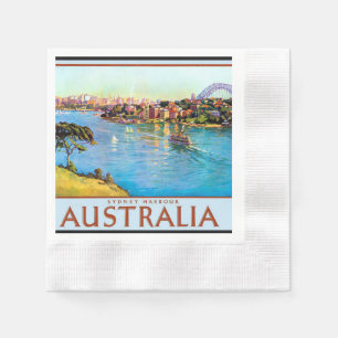 Serviette En Papier Sydney Harbour Australie