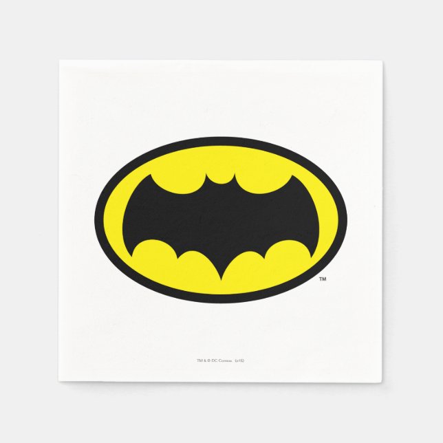 Serviette En Papier Symbole Batman (Devant)