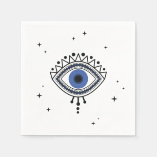 Serviette En Papier Symbole de la magie talisman