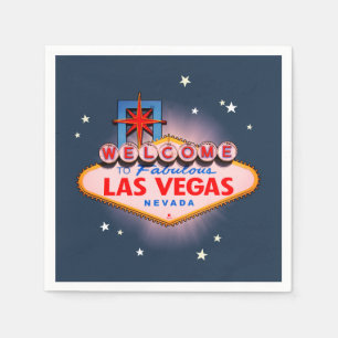 Serviette En Papier SYMBOLE DE Las Vegas