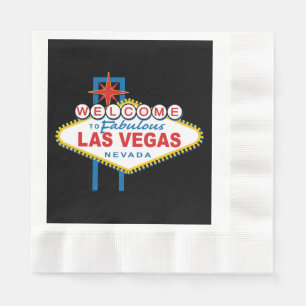 Serviette En Papier SYMBOLE DES MOTS D'ACCUEIL À Las Vegas