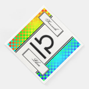 Serviette En Papier Symbole du Zodiaque de Libra par Kenneth Yoncich