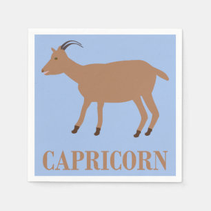 Serviette En Papier Symbole étoile Capricorne Chèvre
