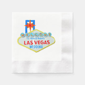 Serviette En Papier SYMBOLE Mariage Las Vegas