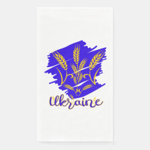 Serviette En Papier Symbole national ukrainien tryzub fait d'oreille d