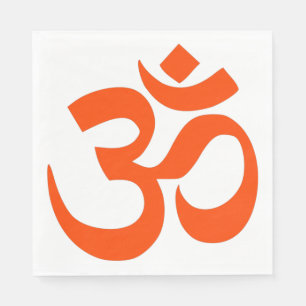 Serviette En Papier Symbole Om (religion indienne)