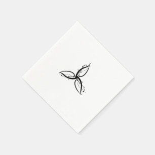 Serviette En Papier Symbole Triquetra Odin Norse Wicca