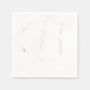 Serviette En Papier Symboles gays