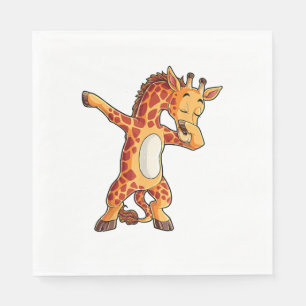 Serviette En Papier T-shirt Giraffe Dabbing Giraffes Dabe Dab Dance T