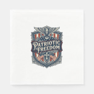Serviette En Papier T-Shirt Graphique Vectoriel Foi Patriotique Famill